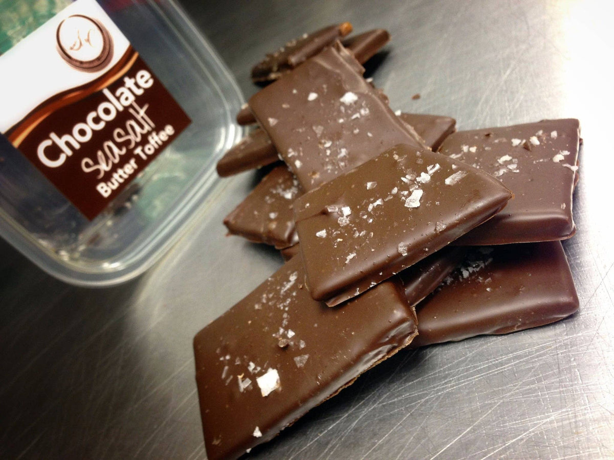Sea Salt Chocolate Butter Toffee 8 & 16 oz