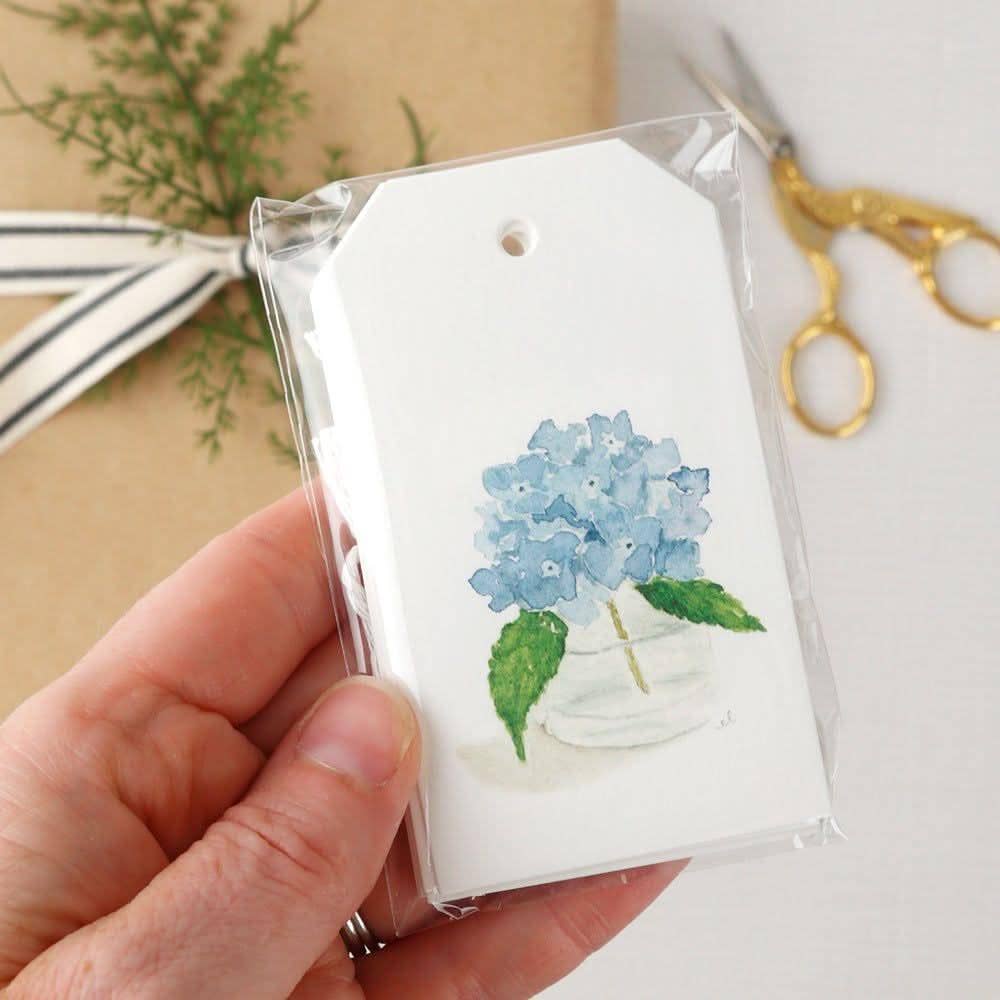 Hydrangea Gift Tags - Pack of 8