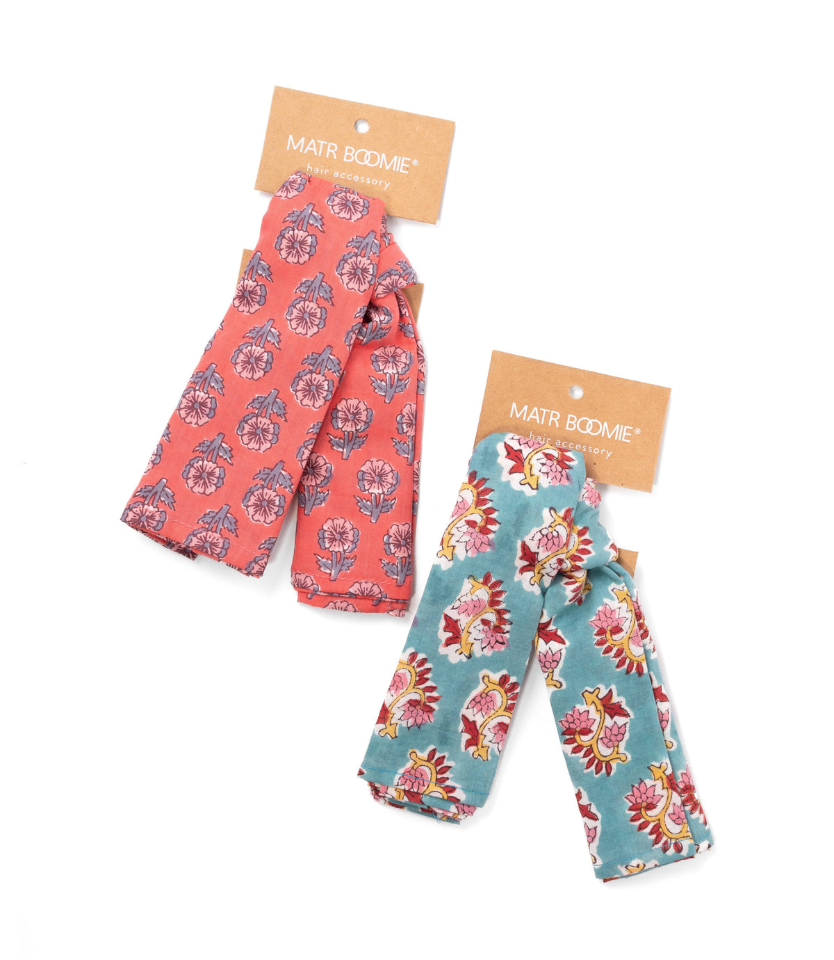 Hand Block Print Cotton Bandana - Assorted Prints
