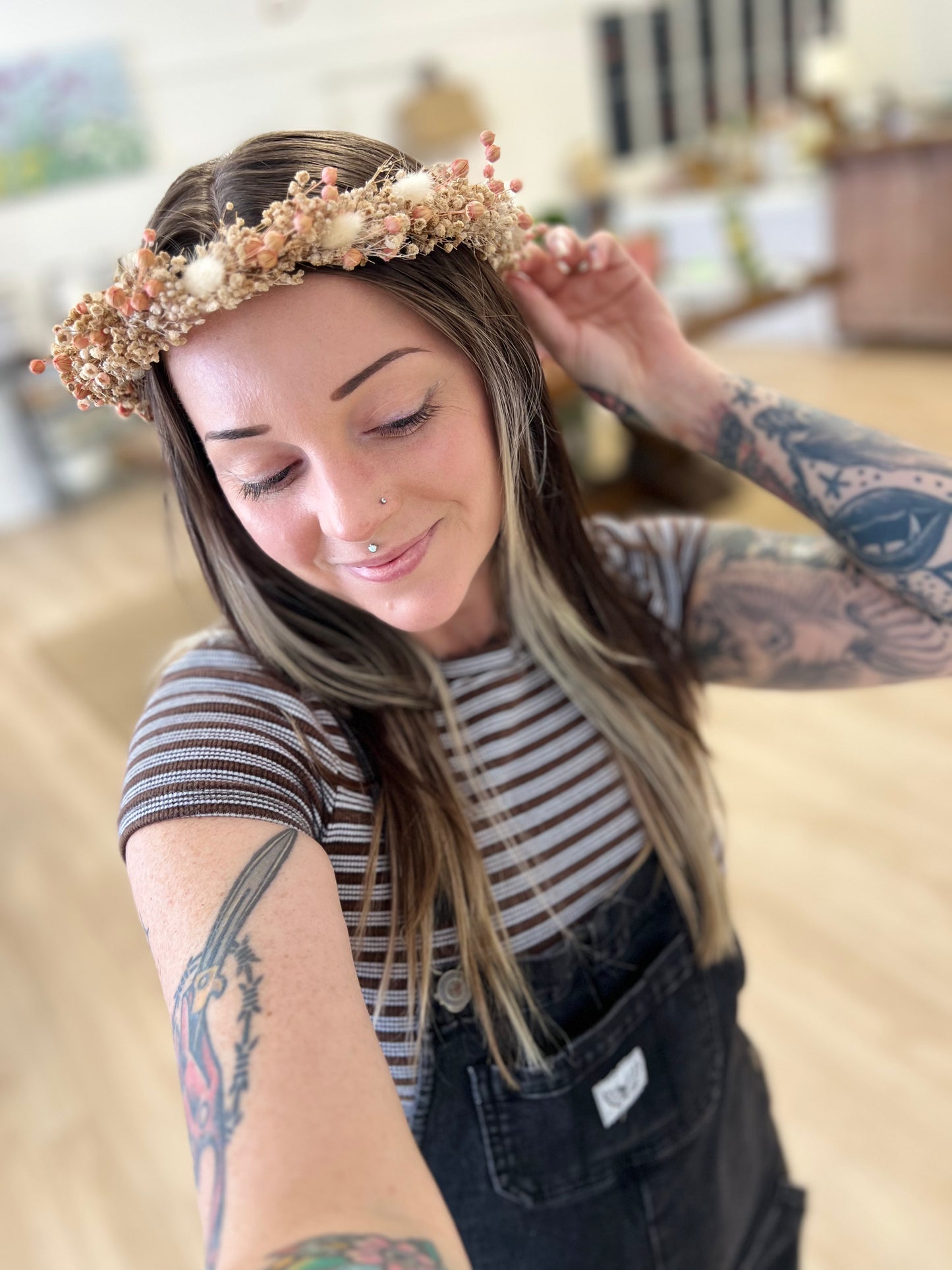 Rhythm & Roots 2026 Flower Crown - Dried Flowers