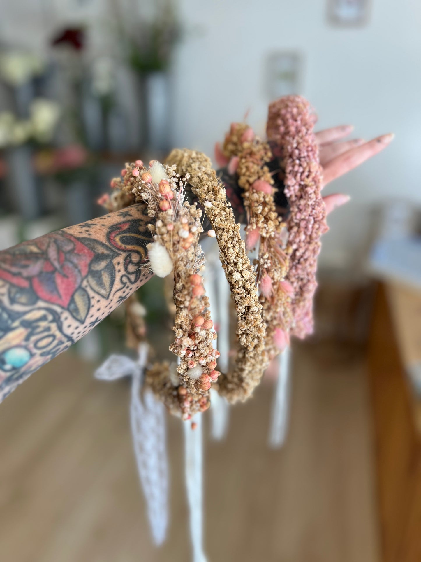 Rhythm & Roots 2026 Flower Crown - Dried Flowers