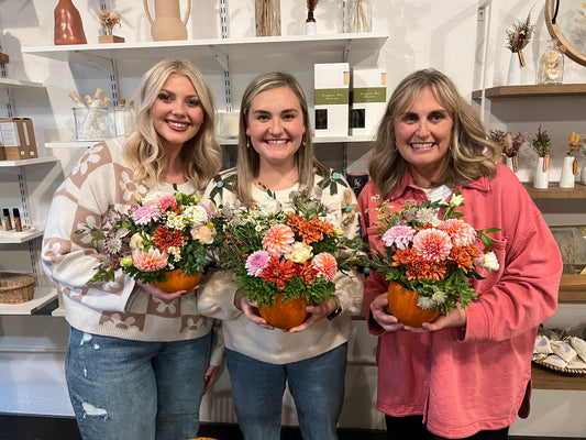Floral Pumpkin Workshop