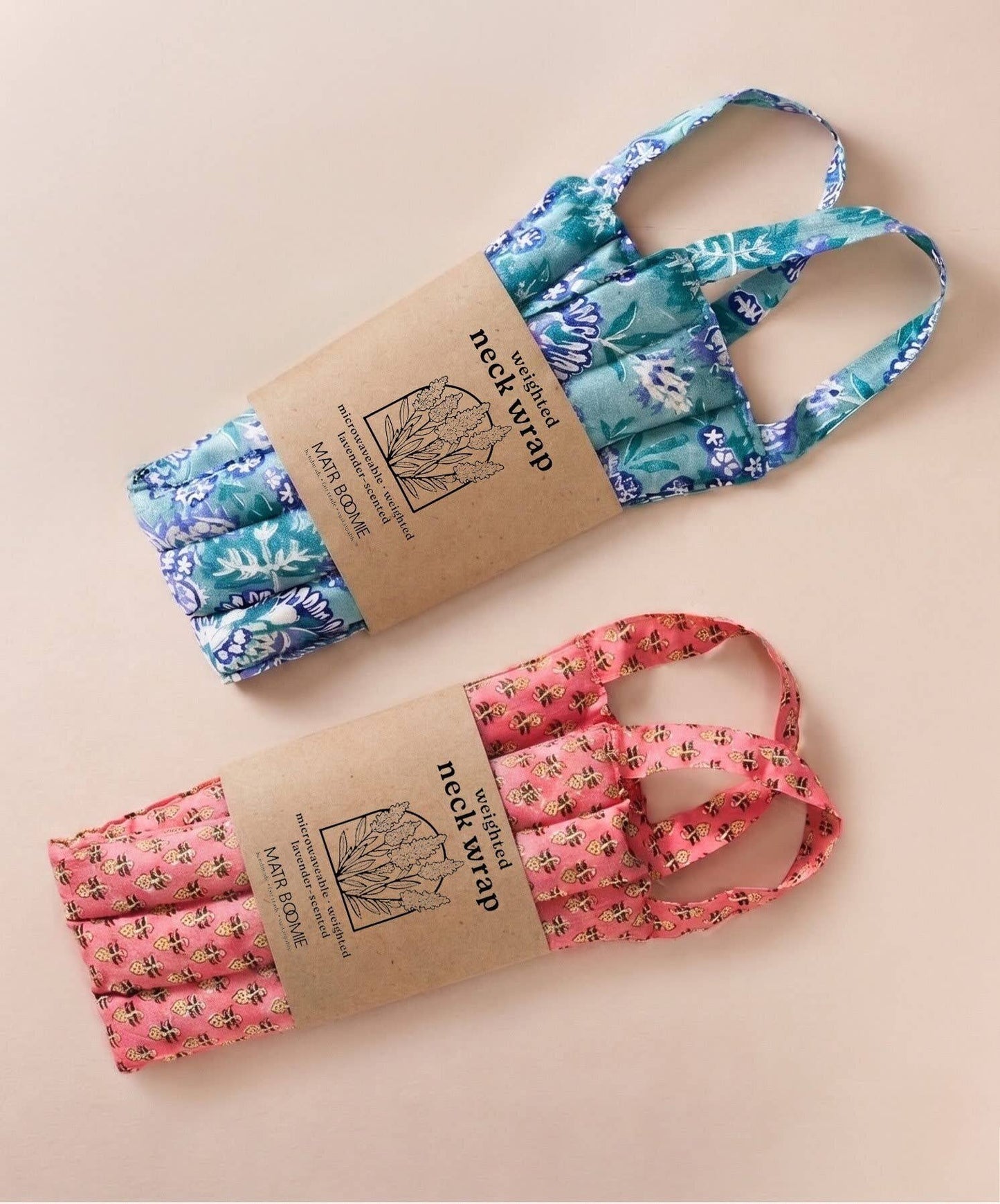 Aaram Herbal Neck Wrap Assorted - Lavender, Microwavable