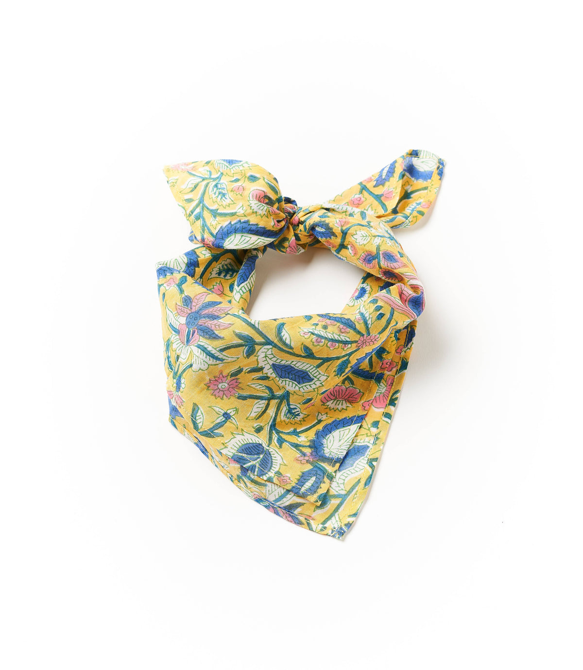 Hand Block Print Cotton Bandana - Assorted Prints
