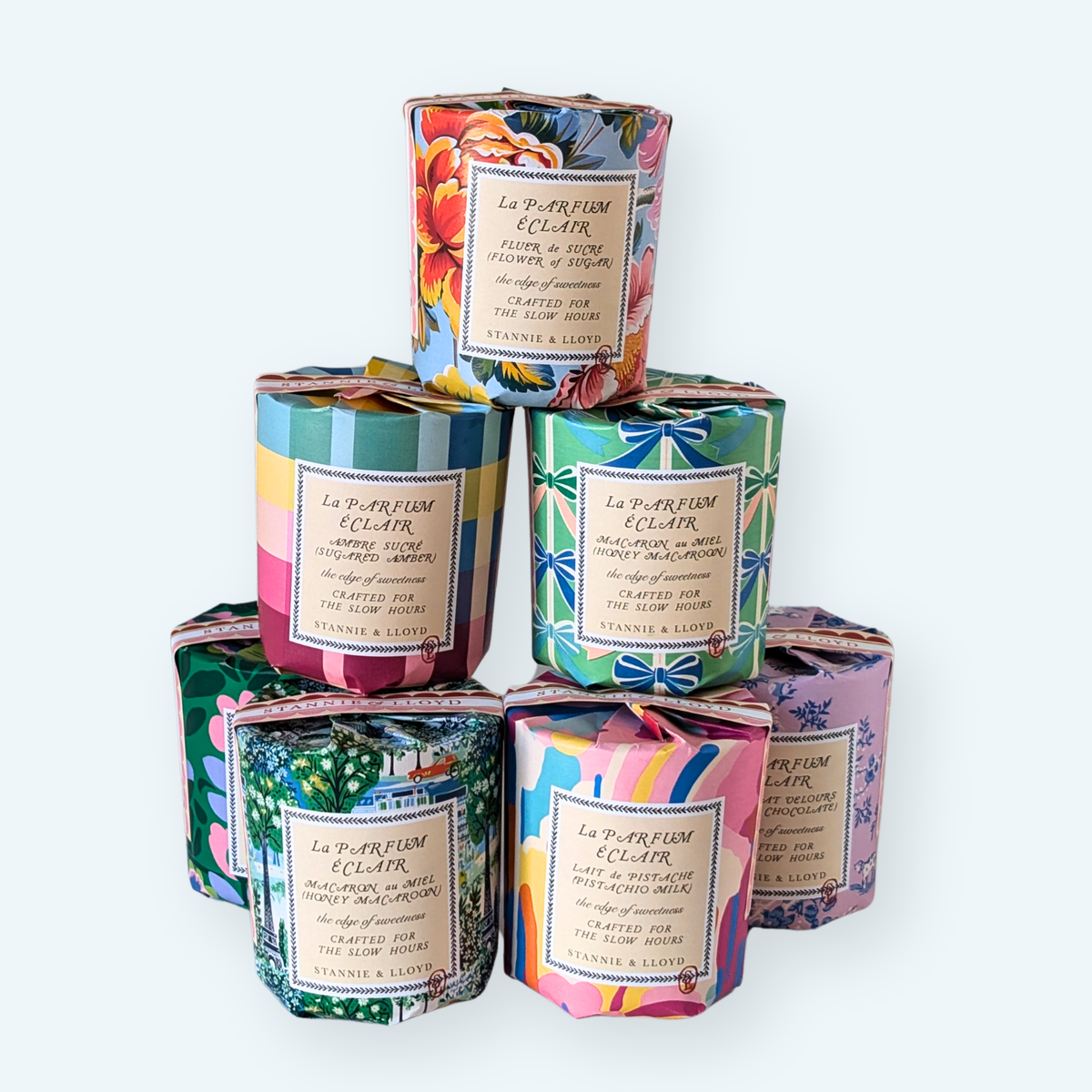 Gift Wrap Candle - Modern Floral